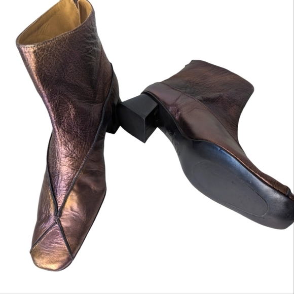 Unity in Diversity GROSETTO Italian Boots in Cheope Violet - Sz 39.... US 9 - Picture 4 of 11